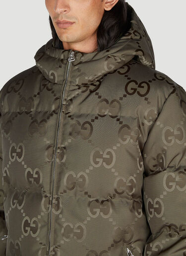Gucci Jumbo GG Down Jacket Green guc0153038