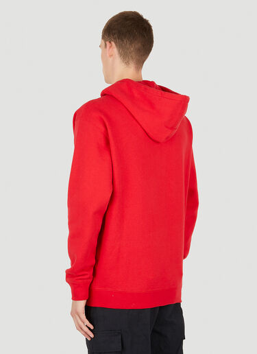 Saintwoods Logo Embroidery Hooded Sweatshirt Red swo0149008