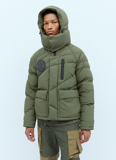 Moncler x Pharrell Williams Chestnut Down Jacket Green mpw0154001