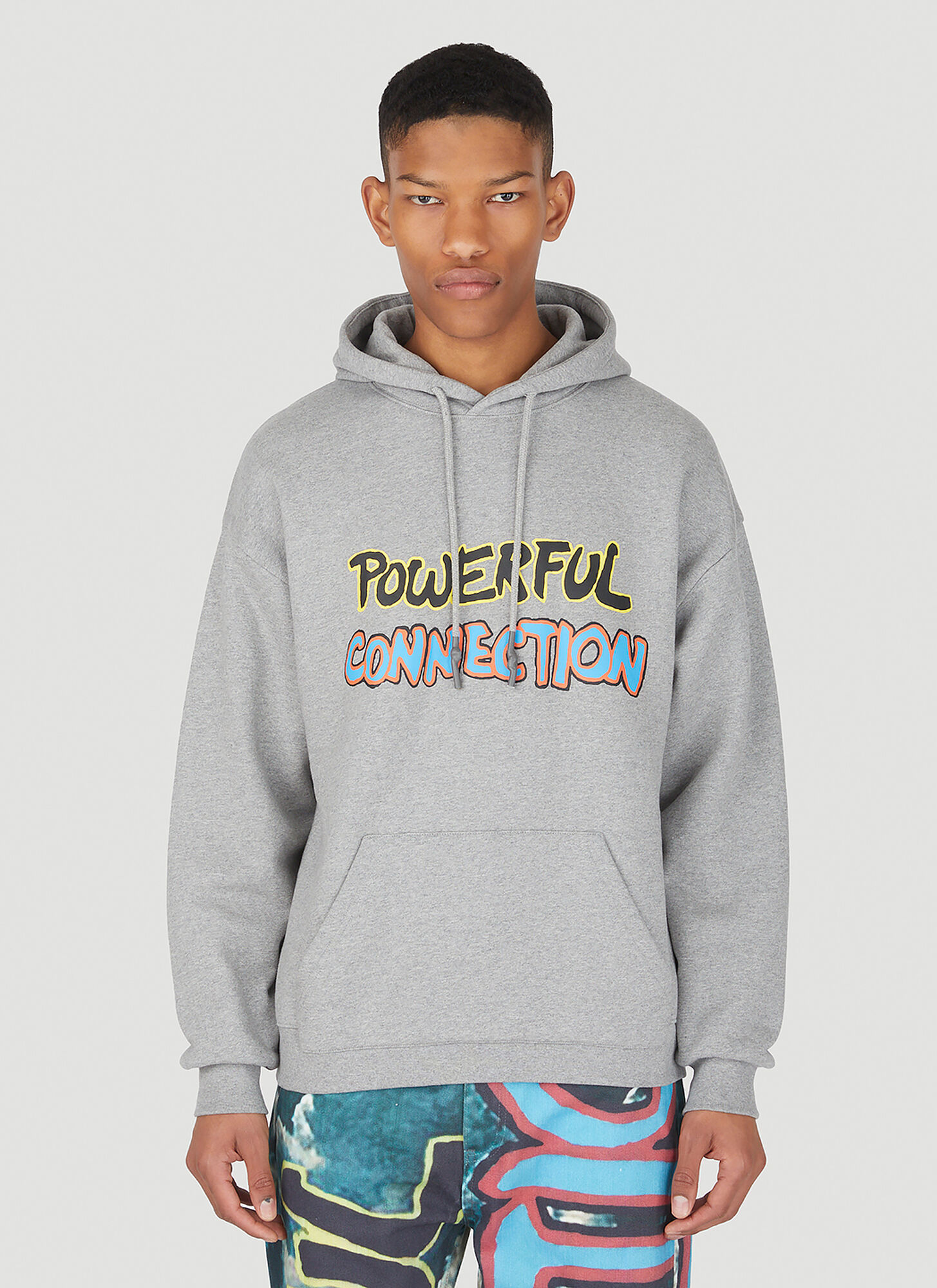 Drx X Stefan Meier X Ln-cc Powerful Connection Hooded Sweatshirt Unisex Grey