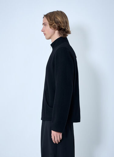 RIER Wool Zip-Up Jacket Black rrr0364003