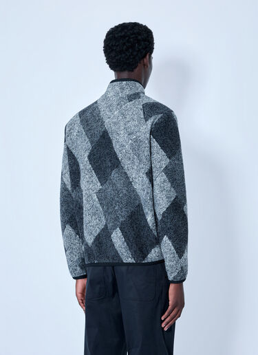 LN-CC® - Moncler: Zip Up Cardigan - Grey Moncler Zip Up Cardigan Grey mon0166001