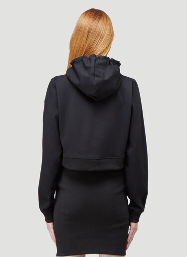 1017 ALYX 9SM Cropped Hooded Sweatshirt Black aly0243011