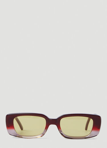 Samhain Sunglasses Our Legacy Samhain Sunglasses Burgundy our0350009