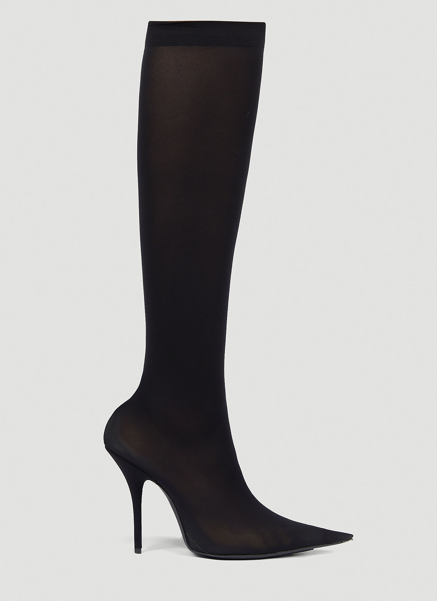 Balenciaga Knife Over The Knee Boots Female Black