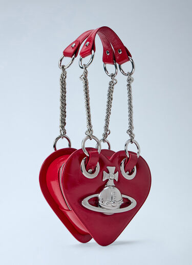 LN-CC® - Vivienne Westwood: Juliet Heart Chain Bag - Red Vivienne Westwood Juliet Heart Chain Bag Red vvw0266015
