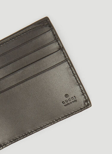 Gucci GG Bi-Fold Leather Wallet Black guc0129059