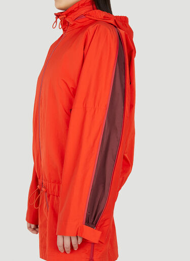 Bottega Veneta Zip Fastening Hooded Jacket Orange bov0249101