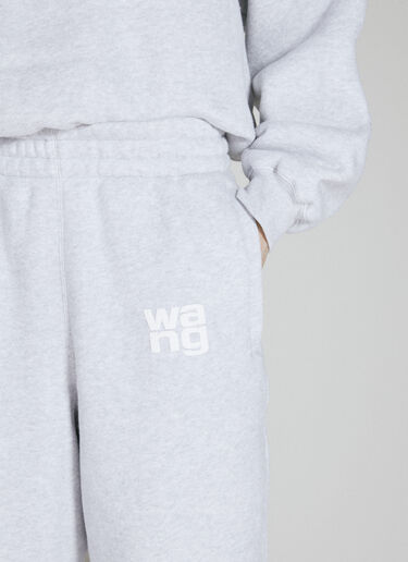 Alexander Wang Puff Logo Track Pants Grey awg0253009