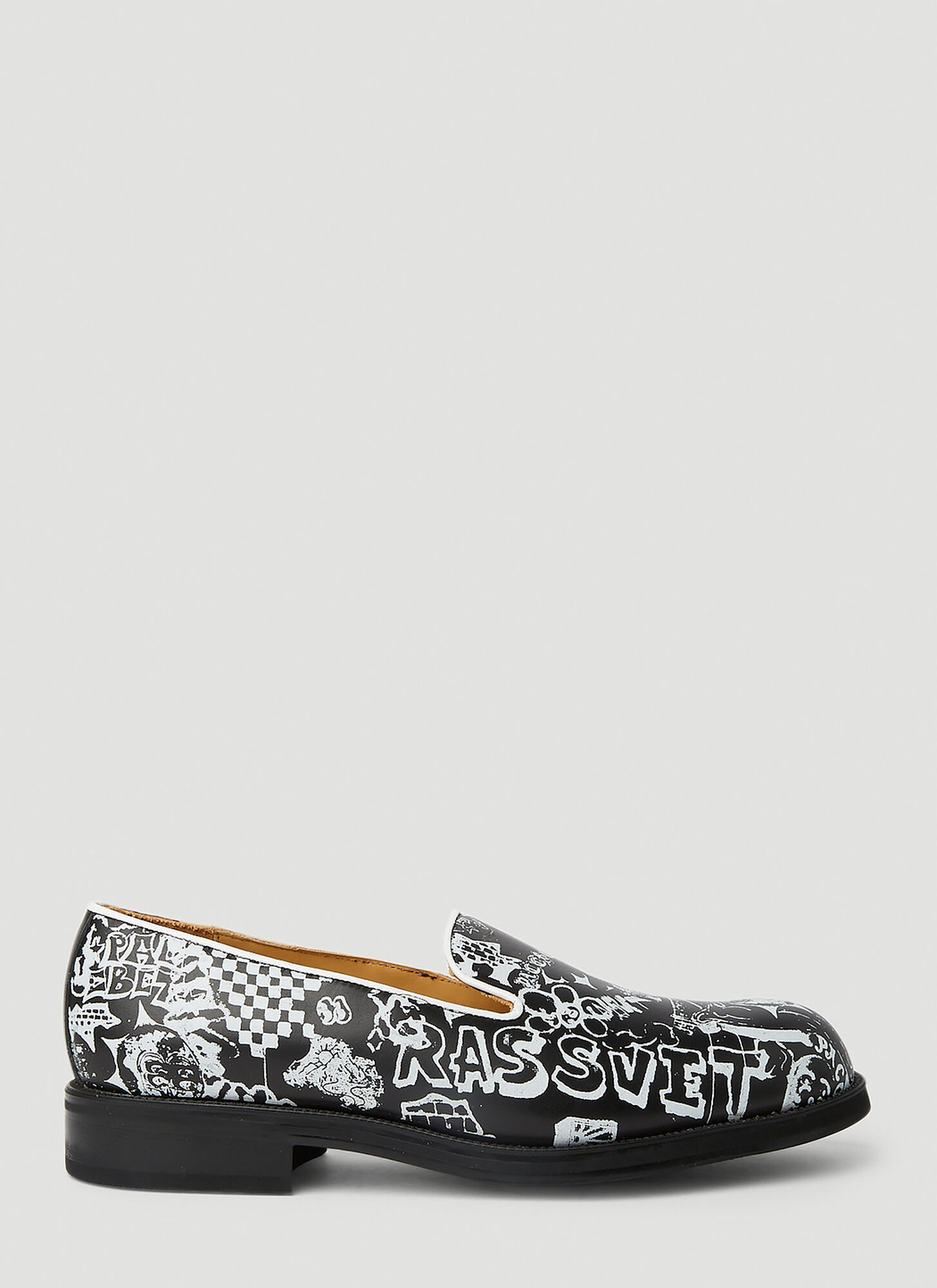Rassvet X Paccbet Graphic Print Loafers Male Black