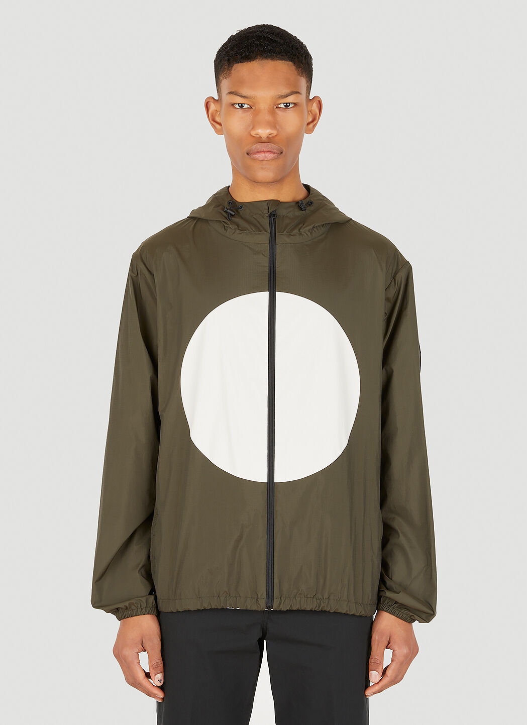 Moncler sale windbreaker green