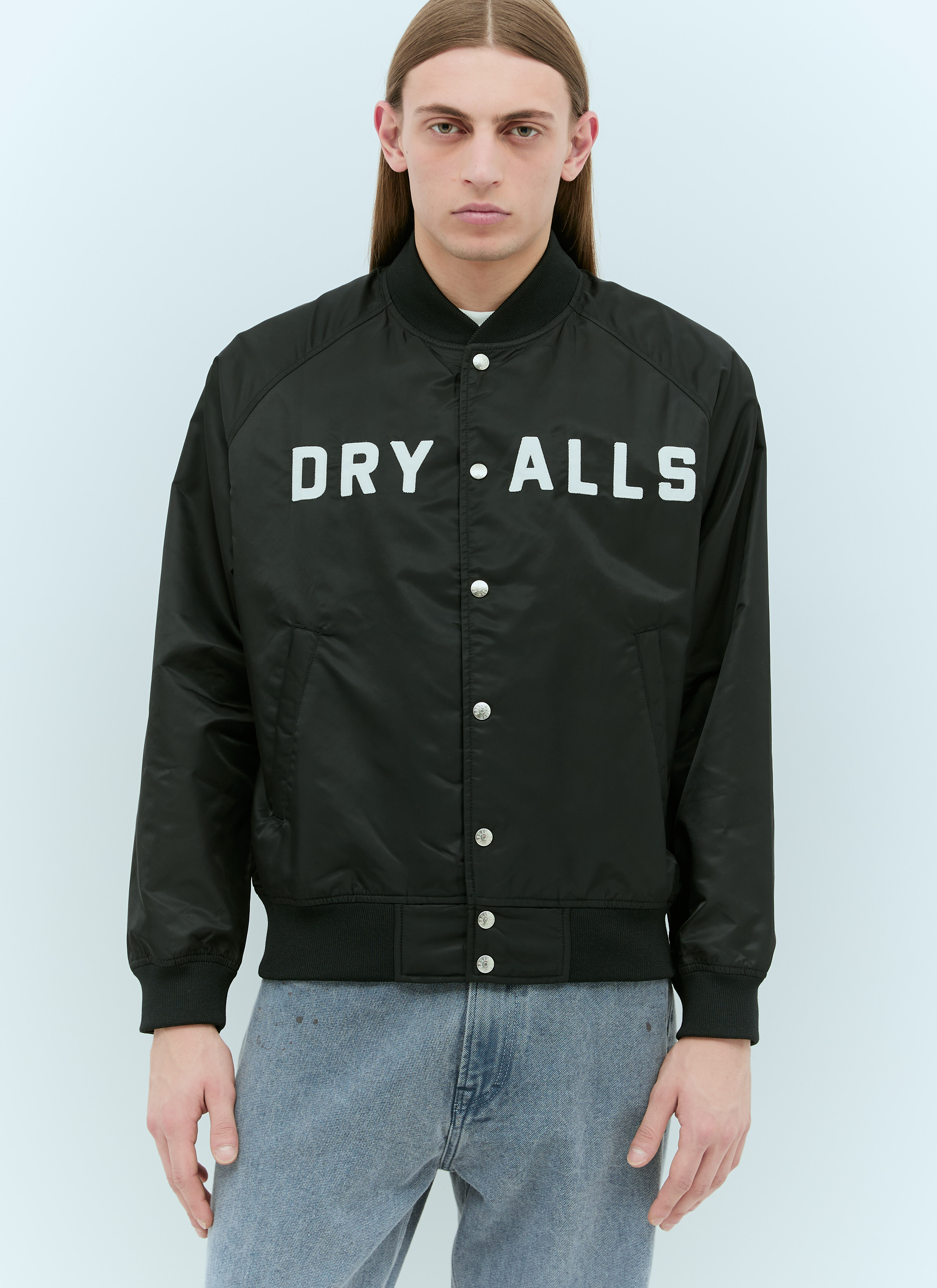 Snap front bomber clearance jacket