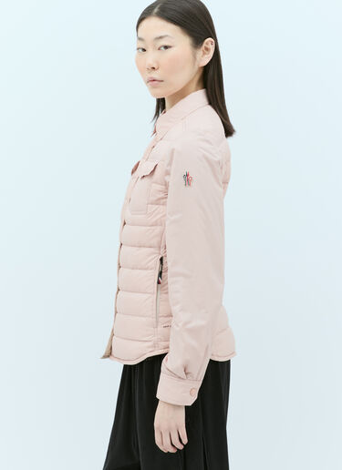 Moncler Grenoble Averau 羽绒衬衫夹克 粉色 mog0255006