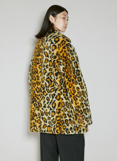 Wittgenstein レオパードコート Vivienne Westwood Wittgenstein レオパードコート イエロー vvw0254012