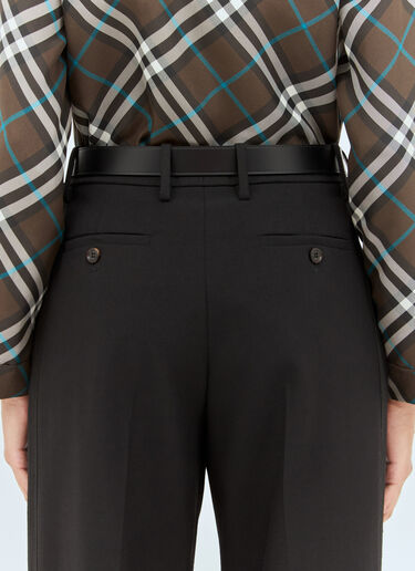 Burberry Reversible Leather TB Belt Black bur0255067