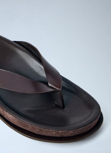 Jacquemus Les Tatanes Sandals Brown jac0164030
