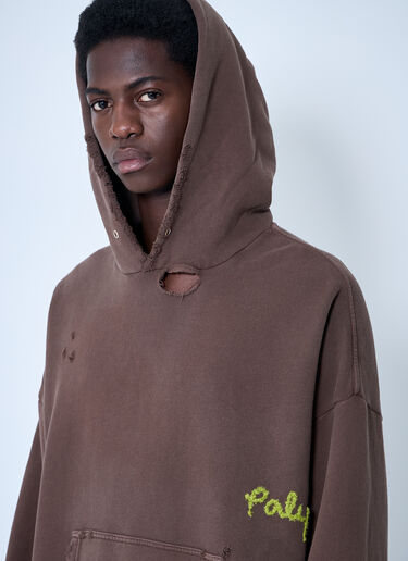 Paly Blank Hooded Sweatshirt Brown pal0160004