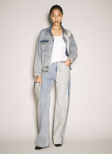MM6 Maison Margiela Inside-Out Jeans Blue mmm0257008