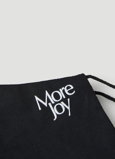 More Joy Logo Print Face Mask Black mjy0347067