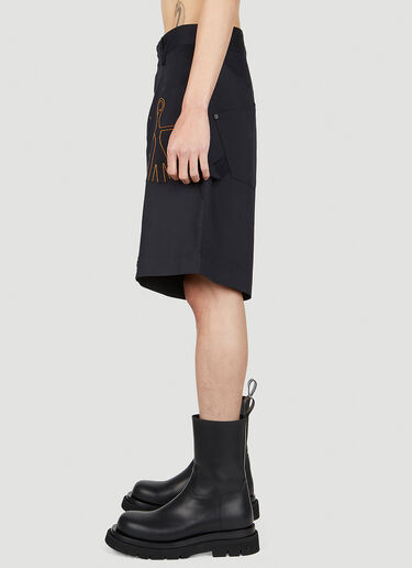 JW Anderson Twisted Shorts Black jwa0151005