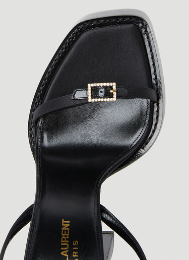 Saint Laurent 플라츠 하이힐 샌들 블랙 sla0251173
