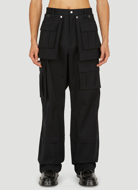 Dion Lee Cargo Pants Black dle0349002