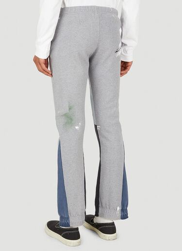 Gallery Dept. Men's Logo Print Flare Track Pants in Grey