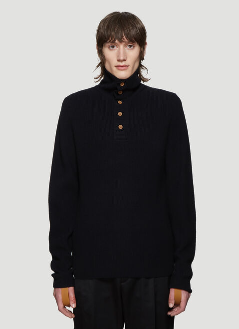 Helmut Lang Buttoned Sweater 브라운 hlm0151003