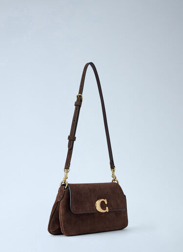 LN-CC® - Coach: Suede Jet Shoulder Bag - Brown Coach Suede Jet Shoulder Bag Brown coa0266021
