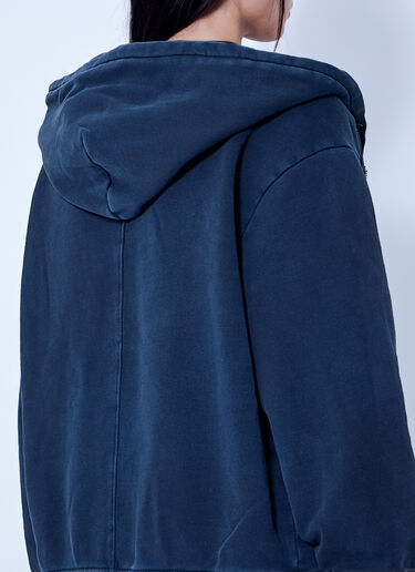 Entire Studios Slim Zip Up Hoodie Navy ent0266039
