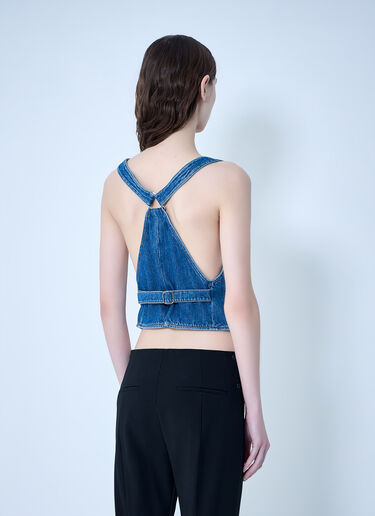 Buttoned Denim Vest Sportmax Buttoned Denim Vest Blue spx0264005