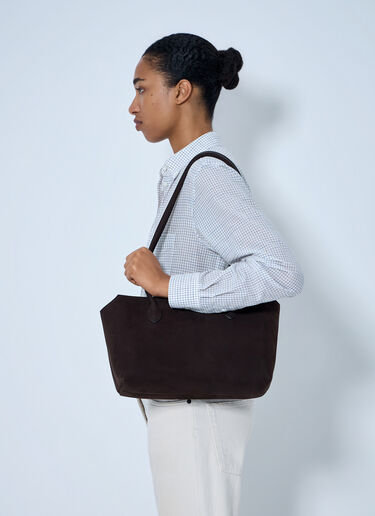 LN-CC® - The Row: Terrasse Shoulder Bag - Brown The Row Terrasse Shoulder Bag Brown row0265031