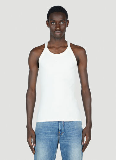 Wales Bonner Groove Tank Top White wbn0152009