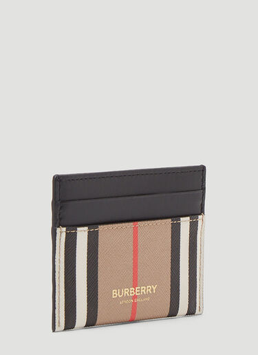 Burberry Sandon Heritage Stripe Card Holder Beige bur0243102