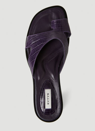 Eytys Ava Low Heel Sandals Purple eyt0252004