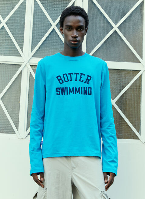Botter Logo Embroidery Long Sleeve T-Shirt Grey bot0154005