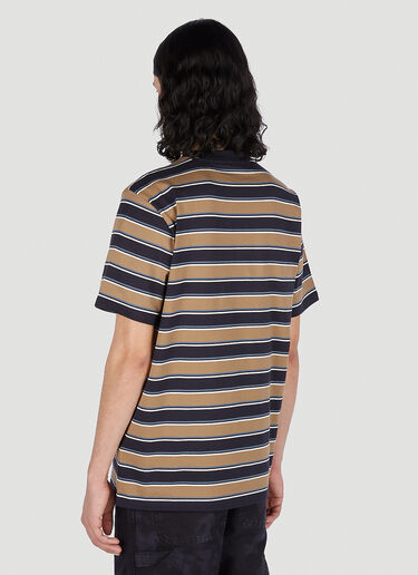 Carhartt WIP Leone Striped T-Shirt Camel wip0151033