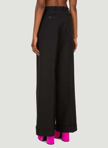 Gucci Wide Leg Pants Black guc0251071
