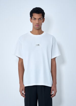 MM6 Maison Margiela Cotton Jersey Logo T-Shirt White mmm0163016