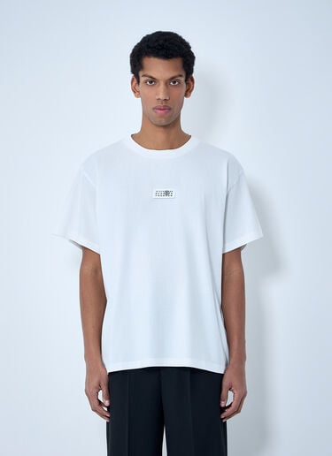 MM6 Maison Margiela Cotton Jersey Logo T-Shirt White mmm0163016