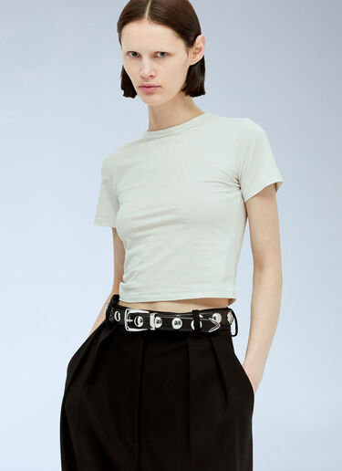 Khaite Benny Studded Belt Black kha0255014
