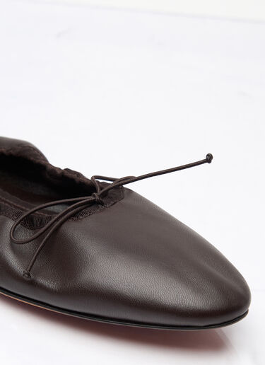 The Row Awar Ballerina Flats Brown row0258025