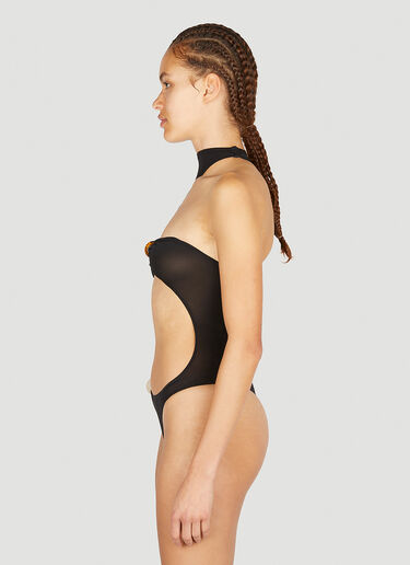 Jacquemus Le Body Perola Swimsuit Black jac0251008