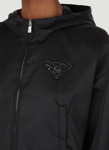 Prada Studded Plaque Jacket Black pra0247005