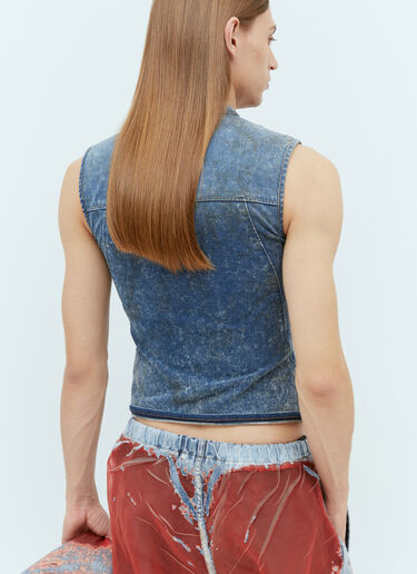 Diesel D-Nata-Fse Denim Vest Blue dsl0156011
