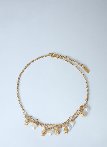 Chloé Tulip Chain Necklace Gold chl0266029