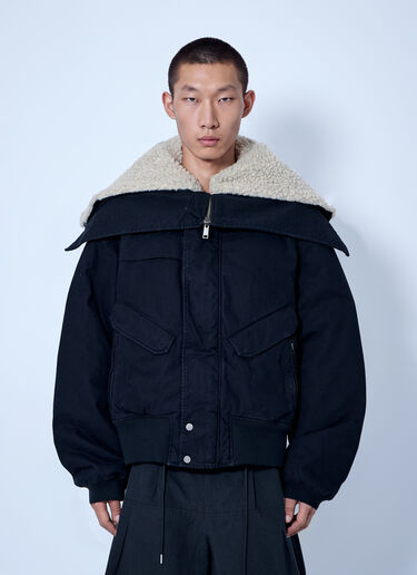 LN-CC® - Entire Studios: Portal Bomber Jacket - Black Entire Studios Portal Bomber Jacket Black ent0166028