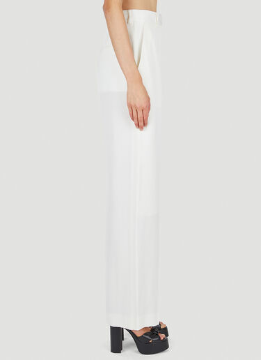 Casablanca Wide Leg Pants White cbl0250013