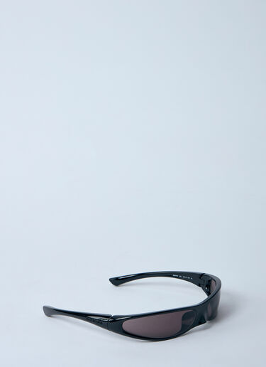 Balenciaga Blade Rectangle Sunglasses Black bcs0360003
