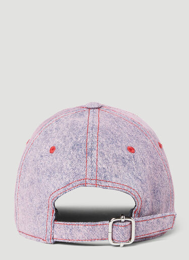 Marni Logo Embroidery Baseball Cap Purple mni0255037